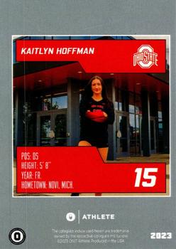 2023 ONIT Athlete Ohio State Buckeyes Volleyball #NNO Kaitlyn Hoffman Back